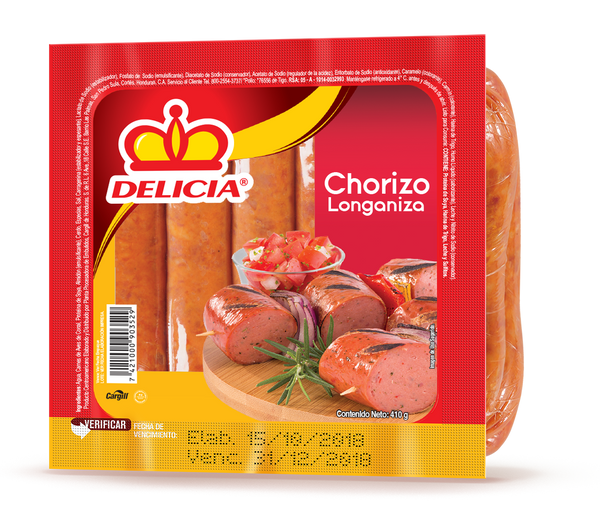 DELICIA CHORIZO LONAGNIZ 410 G