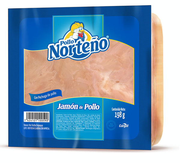 NORTEÑO JAMON POLLO 198 G