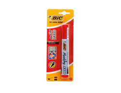 BIC MARCADOR PERMANENTE  ROJO