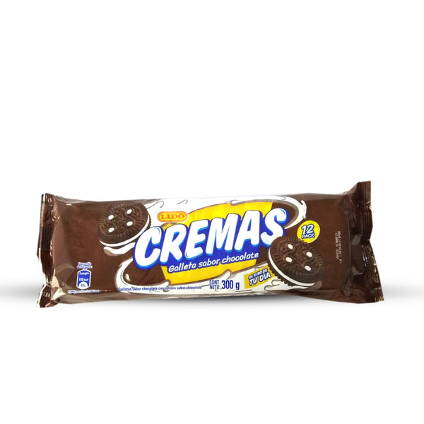 GALLETA CREMAS CHOCO. LIDO 12